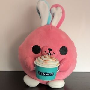 Zuru Snackles Brittany the Bunny  Plush with Cinnabon Cupcake.